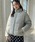 mihns closet�i�~���Y�N���[�[�b�g�j�́u�ymihns closet/�~���Y�N���[�[�b�g�z �X�^���h�J���[ �p�f�b�h �{�����[�� �X�g���b�` �_�E���u���]���i�_�E���W���P�b�g/�R�[�g�j�v�b�Z�[�W�O���[��