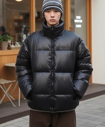 mihns closet（ミンズクローゼット）の「【mihns closet ミンズクローゼット】 スタンドカラー パデッド ボリューム ストレッチ ダウンブルゾン（ダウンジャケット/コート）」