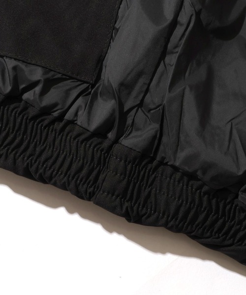 mihns closet（ミンズクローゼット）の「【mihns closet/ミンズクローゼット】 スタンドカラー パデッド ボリューム ストレッチ ダウンブルゾン（ダウンジャケット/コート・メンズ・ブラック/ブラック系その他2/セージグリーン/ブラック系その他/クリアブラック/ネイビー/ベージュ/オフホワイト・S/L/LL/M）」の15枚目の写真