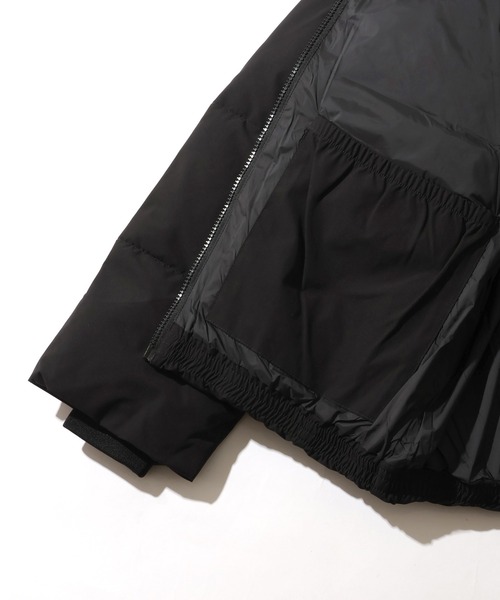 mihns closet（ミンズクローゼット）の「【mihns closet/ミンズクローゼット】 スタンドカラー パデッド ボリューム ストレッチ ダウンブルゾン（ダウンジャケット/コート・メンズ・ブラック/ブラック系その他2/セージグリーン/ブラック系その他/クリアブラック/ネイビー/ベージュ/オフホワイト・S/L/LL/M）」の16枚目の写真