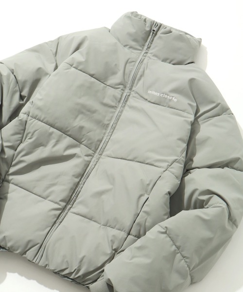 mihns closet（ミンズクローゼット）の「【mihns closet/ミンズクローゼット】 スタンドカラー パデッド ボリューム ストレッチ ダウンブルゾン（ダウンジャケット/コート・メンズ・ブラック/ブラック系その他2/セージグリーン/ブラック系その他/クリアブラック/ネイビー/ベージュ/オフホワイト・S/L/LL/M）」の21枚目の写真