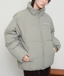 mihns closet（ミンズクローゼット）の「【mihns closet/ミンズクローゼット】 スタンドカラー パデッド ボリューム ストレッチ ダウンブルゾン（ダウンジャケット/コート）」