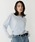 VION�i���B�I���j�́uCrewneck Sheer Long Sleeve TEE / �N���[�l�b�N�V�A�[�����O�X���[�u�e�B�[�iT�V���c/�J�b�g�\�[�j�v�b�u���[