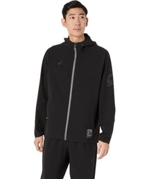 ASICS（アシックス）の「アシックス ASICS はっ水ストレッチウーブンフーディー（その他アウター）」