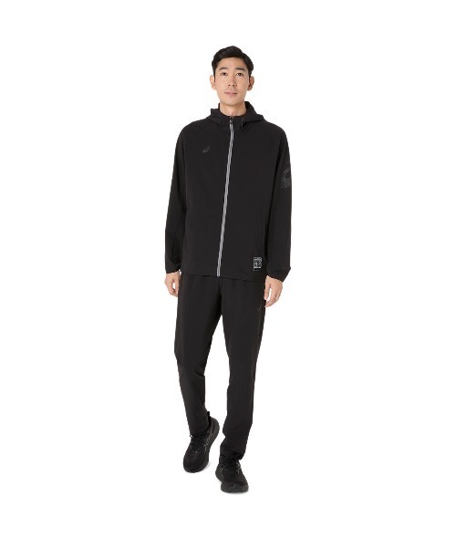 ASICS(アシックス)の「アシックス ASICS はっ水ストレッチウーブンフーディー(ジャージ・メンズ・ネイビー/ブラック・LL/M/L)」の20枚目の写真
