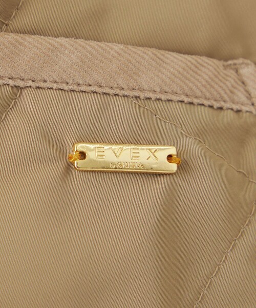 EVEX by KRIZIA(エヴェックスバイクリツィア)の「【光・遠赤外線吸収発熱】【マシンウォッシャブル】ダイヤキルトフーデッドコート(ブルゾン・レディース・ベージュ/ブラック/ブラウン系その他4・42/40)」の11枚目の写真