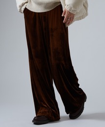 NULL（ヌル）の「【nl】ベロア素材 ワイド イージーパンツ（その他パンツ）」