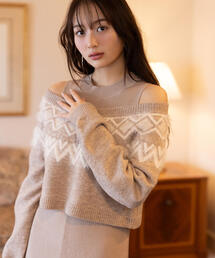 ノルディックニットSET UPワンピース / 1215240106