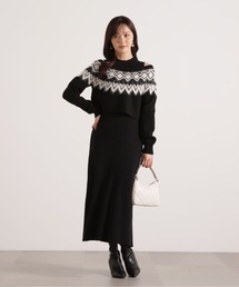 ノルディックニットSET UPワンピース / 1215240106