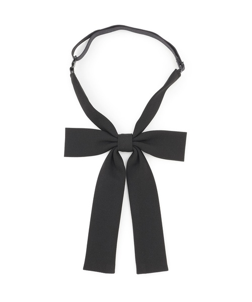 LOVETOXIC（ラブトキシック）の「【卒服・セレモニー】レジメンタル柄細リボンタイ（その他小物・キッズ・ブラック/アイボリー/モスグリーン/エンジ/ネイビー/ベージュ・F）」の14枚目の写真