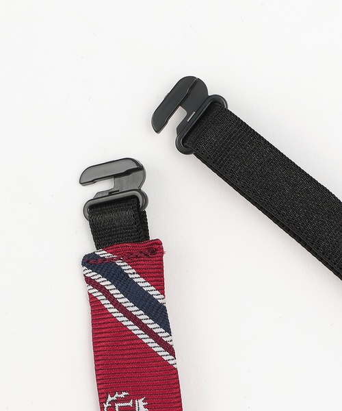 LOVETOXIC（ラブトキシック）の「【卒服・セレモニー】レジメンタル柄細リボンタイ（その他小物・キッズ・ブラック/アイボリー/モスグリーン/エンジ/ネイビー/ベージュ・F）」の7枚目の写真