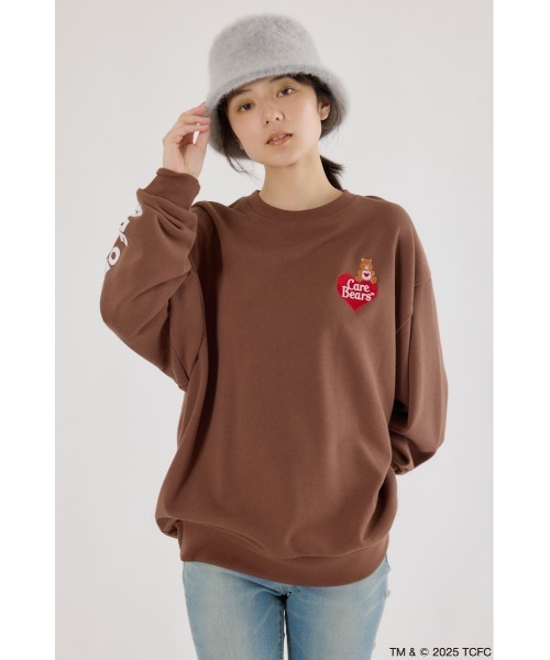 RODEO CROWNS WIDE BOWL（ロデオクラウンズワイドボウル）の「(Care Bears) スウェットトップス（スウェット・レディース・オフホワイト/グレー×ホワイト/ブラック/ブラウン・FREE）」の4枚目の写真