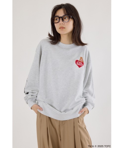 RODEO CROWNS WIDE BOWL（ロデオクラウンズワイドボウル）の「(Care Bears) スウェットトップス（スウェット・レディース・オフホワイト/グレー×ホワイト/ブラック/ブラウン・FREE）」の3枚目の写真