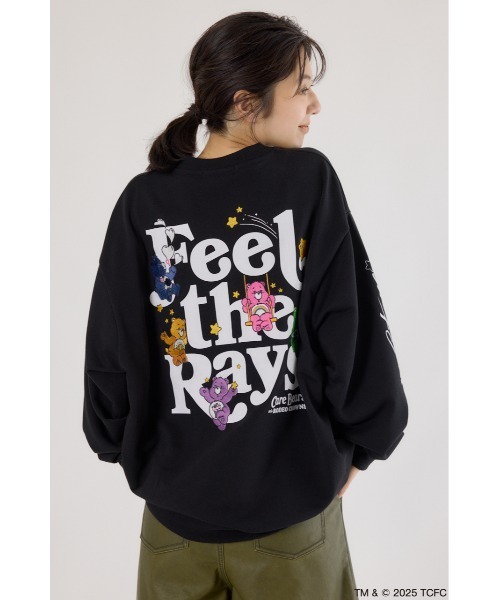 RODEO CROWNS WIDE BOWL（ロデオクラウンズワイドボウル）の「(Care Bears) スウェットトップス（スウェット・レディース・オフホワイト/グレー×ホワイト/ブラック/ブラウン・FREE）」の2枚目の写真