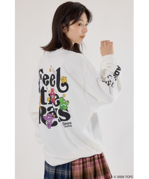 RODEO CROWNS WIDE BOWL（ロデオクラウンズワイドボウル）の「(Care Bears) スウェットトップス（スウェット・レディース・オフホワイト/グレー×ホワイト/ブラック/ブラウン・FREE）」の10枚目の写真