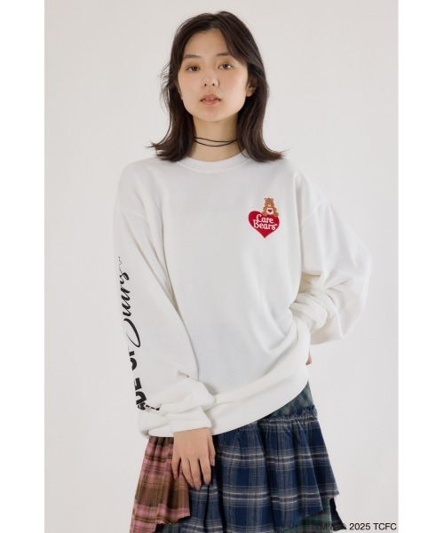 RODEO CROWNS WIDE BOWL（ロデオクラウンズワイドボウル）の「(Care Bears) スウェットトップス（スウェット・レディース・オフホワイト/グレー×ホワイト/ブラック/ブラウン・FREE）」の12枚目の写真