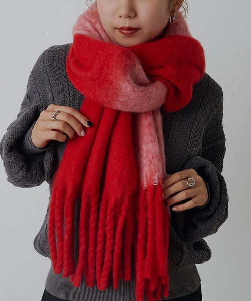 バイカラーメランジマフラー（マフラー）｜COLONY 2139（コロニー