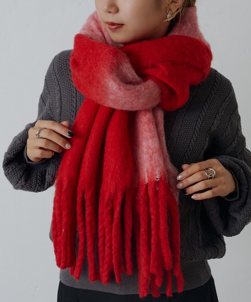 セール中！led.tokyo レッドトウキョウ マルチカラーマフラー レッド セール中！led.tokyo レッドトウキョウ マルチカラーマフラー レッド