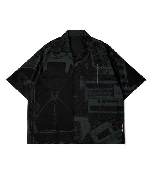 TIGHTBOOTH PRODUCTION(タイトブースプロダクション)の「GOOPiMADE x TIGHTBOOTH Sand Riot Graphic Shirt / グーピーメイド x タイトブース サンド ライオット グラフィック シャツ(シャツ/ブラウス・メンズ・ブラック/グレー/ホワイト・1/2/3)」の1枚目の写真