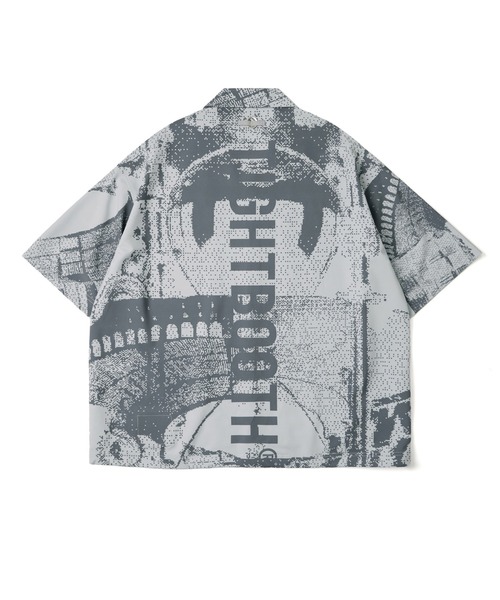 TIGHTBOOTH PRODUCTION(タイトブースプロダクション)の「GOOPiMADE x TIGHTBOOTH Sand Riot Graphic Shirt / グーピーメイド x タイトブース サンド ライオット グラフィック シャツ(シャツ/ブラウス・メンズ・ブラック/グレー/ホワイト・1/2/3)」の10枚目の写真