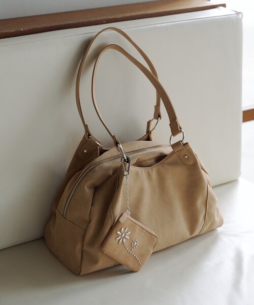 Kastane（カスタネ）の「【3.21(土)0:00新色発売】セパレートミドルBAG（トートバッグ・レディース・ブラック/ブラウン/ダークブラウン/ベージュ・FREE）」の13枚目の写真