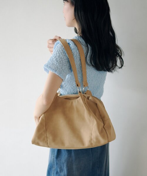 Kastane（カスタネ）の「【オンライン限定カラー】セパレートミドルBAG（トートバッグ・レディース・ブラック/ブラウン/ダークブラウン/ベージュ/ブラウン系その他・FREE）」の13枚目の写真