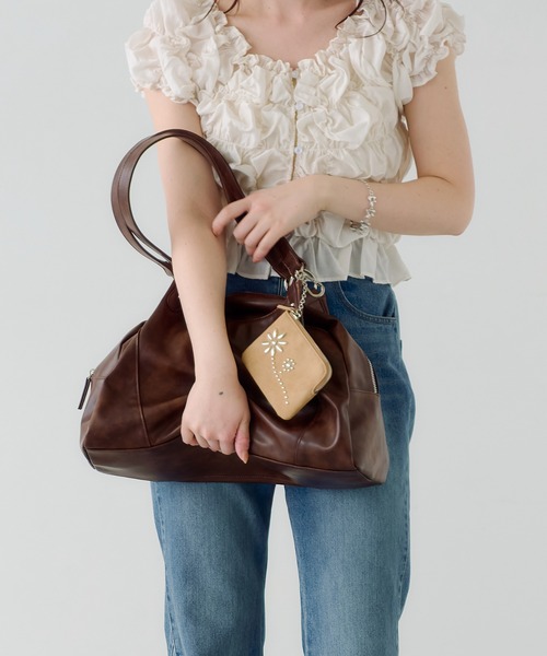 Kastane（カスタネ）の「【3.21(土)0:00新色発売】セパレートミドルBAG（トートバッグ・レディース・ブラック/ブラウン/ダークブラウン/ベージュ・FREE）」の7枚目の写真