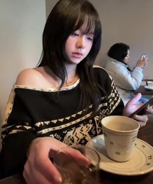 SHEENA（シーナ）の「ノルディック柄ニットプルオーバー（ニット/セーター）」