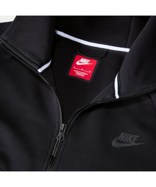 NIKE(ナイキ)の「NIKE/ナイキ AS M TCH FLC FZ WR HOODIE(パーカー・メンズ・ブラック/グレー・S/M/L/XL)」の8枚目の写真