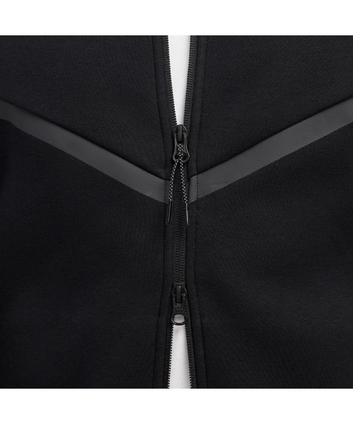 NIKE(ナイキ)の「NIKE/ナイキ AS M TCH FLC FZ WR HOODIE(パーカー・メンズ・ブラック/グレー・S/M/L/XL)」の10枚目の写真