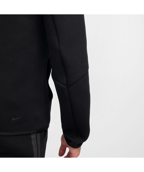 NIKE(ナイキ)の「NIKE/ナイキ AS M TCH FLC FZ WR HOODIE(パーカー・メンズ・ブラック/グレー・S/M/L/XL)」の12枚目の写真