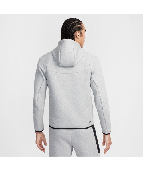 NIKE(ナイキ)の「NIKE/ナイキ AS M TCH FLC FZ WR HOODIE(パーカー・メンズ・ブラック/グレー・S/M/L/XL)」の14枚目の写真