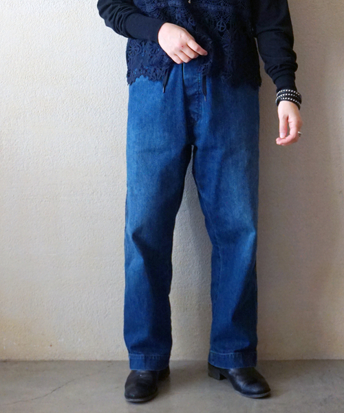JOURNAL STANDARD LUXE（ジャーナルスタンダード　ラックス）の「DENIM WORK PANTS（デニムパンツ・レディース・ネイビー・MEDIUM/SMALL）」の5枚目の写真