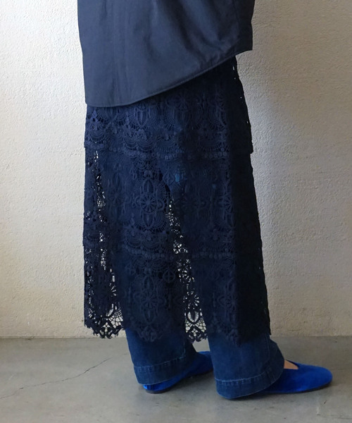 JOURNAL STANDARD LUXE（ジャーナルスタンダード　ラックス）の「DENIM WORK PANTS（デニムパンツ・レディース・ネイビー・MEDIUM/SMALL）」の8枚目の写真