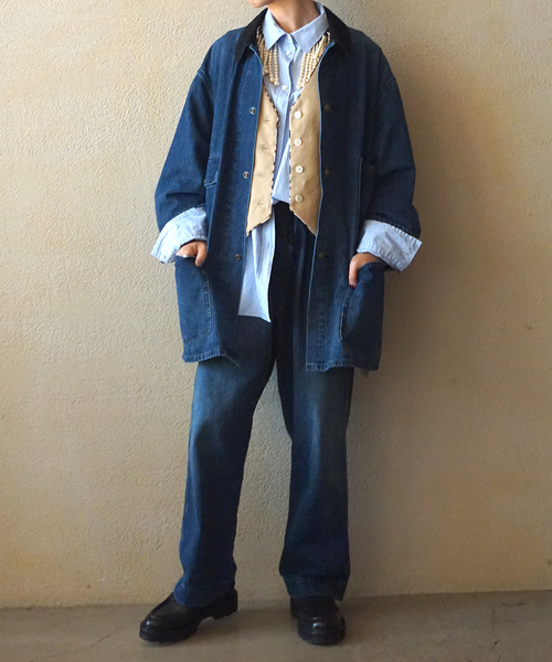JOURNAL STANDARD LUXE（ジャーナルスタンダード　ラックス）の「DENIM WORK PANTS（デニムパンツ・レディース・ネイビー・MEDIUM/SMALL）」の12枚目の写真