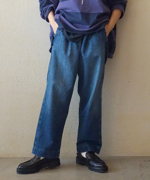 JOURNAL STANDARD LUXE（ジャーナルスタンダード　ラックス）の「DENIM WORK PANTS（デニムパンツ・レディース・ネイビー・MEDIUM/SMALL）」の13枚目の写真