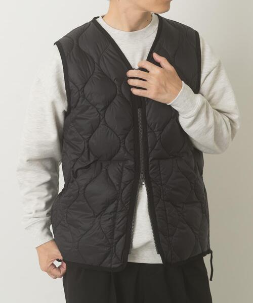 TAION（タイオン）の「TAION　Military Wzip Down Vest（ダウンベスト・メンズ・カモフラージュ/グリーン系その他/ベージュ系その他/ブラック/オリーブ・LARGE/X-LARGE/MEDIUM）」の6枚目の写真