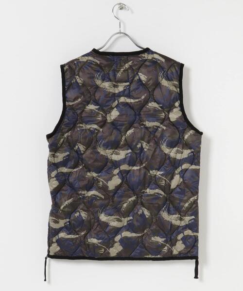 TAION（タイオン）の「TAION　Military Wzip Down Vest（ダウンベスト・メンズ・カモフラージュ/グリーン系その他/ベージュ系その他/ブラック/オリーブ・LARGE/X-LARGE/MEDIUM）」の21枚目の写真