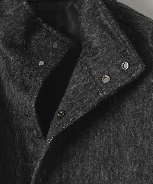 DOOPZ(ドープス)の「High Neck Shaggy Blouson - ハイネックシャギーブルゾン(ブルゾン・メンズ・ブラウン/ブラック・LARGE/MEDIUM/SMALL)」の4枚目の写真