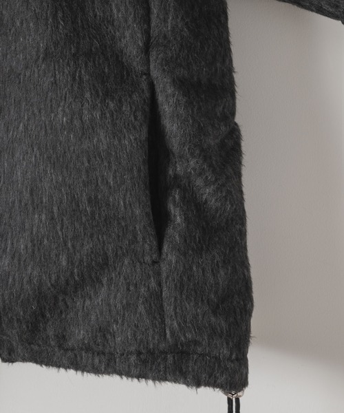 DOOPZ(ドープス)の「High Neck Shaggy Blouson - ハイネックシャギーブルゾン(ブルゾン・メンズ・ブラウン/ブラック・LARGE/MEDIUM/SMALL)」の7枚目の写真