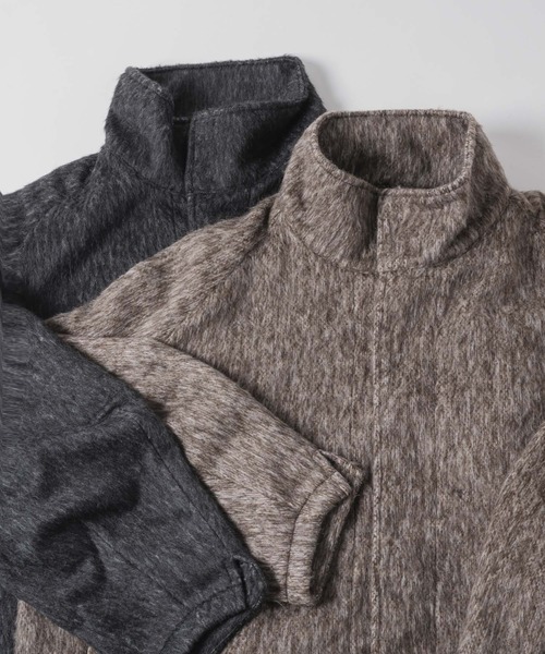 DOOPZ(ドープス)の「High Neck Shaggy Blouson - ハイネックシャギーブルゾン(ブルゾン・メンズ・ブラウン/ブラック・LARGE/MEDIUM/SMALL)」の14枚目の写真