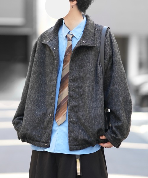 DOOPZ(ドープス)の「High Neck Shaggy Blouson - ハイネックシャギーブルゾン(ブルゾン・メンズ・ブラウン/ブラック・LARGE/MEDIUM/SMALL)」の18枚目の写真