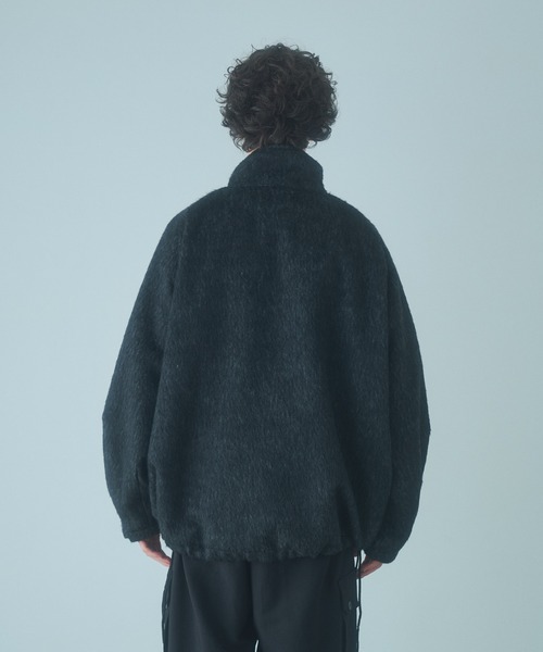 High Neck Shaggy Blouson - ハイネックシャギーブルゾン（ブルゾン