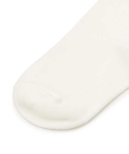 SHOO・LA・RUE(シューラルー)の「【セレモニー】オーガンジーレースハイソックス(ソックス/靴下・キッズ・アイボリー/ブラック・75/79)」の6枚目の写真