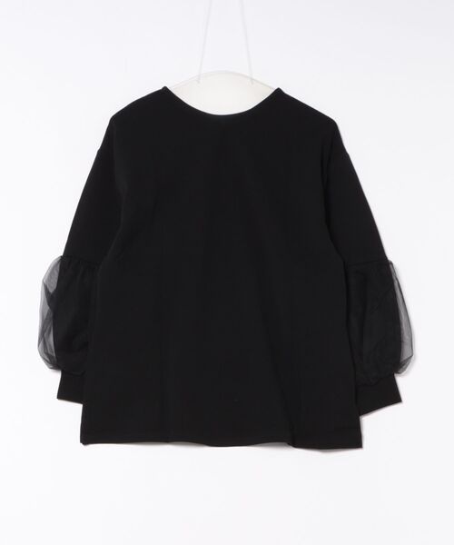 CLOVER DEPOT(クローバーデポ)の「袖チュール2WAYトップス(CLOVER DEPOT)(Tシャツ/カットソー・レディース・ブラック/アイボリー・FREE)」の19枚目の写真