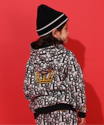 BABYDOLL | 親子お揃い BIGモノグラムジップパーカー 1043K(パーカー)