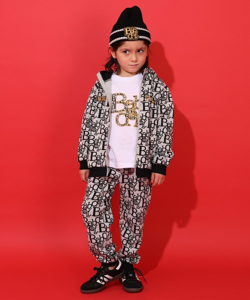 BABYDOLL（ベビードール）の「親子お揃い BIGモノグラムジップパーカー 1043K（パーカー・キッズ・ブラック/チャコールグレー・90cm/100cm/110cm/120cm/140cm/150cm/130cm）」の17枚目の写真