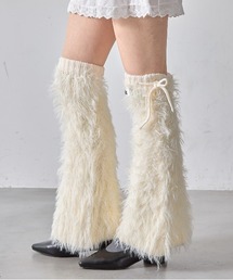 mul.（ムル）の「もふもふファーソックス（レッグウォーマー）」