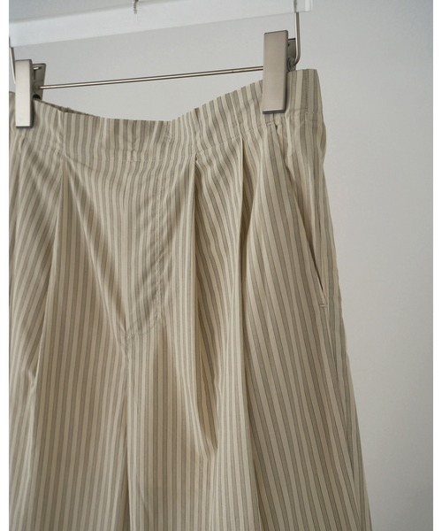 anuke(アンヌーク)の「Stripe Layered Pants(その他パンツ・レディース・オレンジ/アイボリー・36inch/38inch)」の10枚目の写真