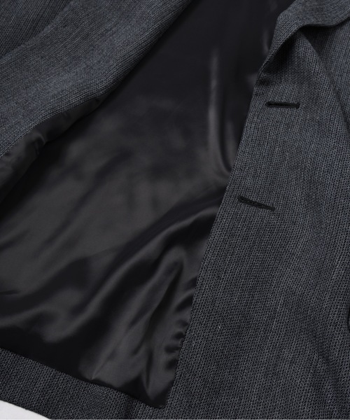 RYU（リュー）の「summer wool 2B jacket（テーラードジャケット・メンズ・ブラック/ネイビー×ホワイト・1/2/4）」の22枚目の写真